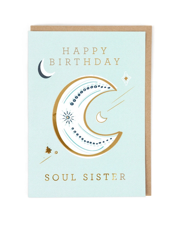 "Happy Birthday Soul Sister" Greeting Card