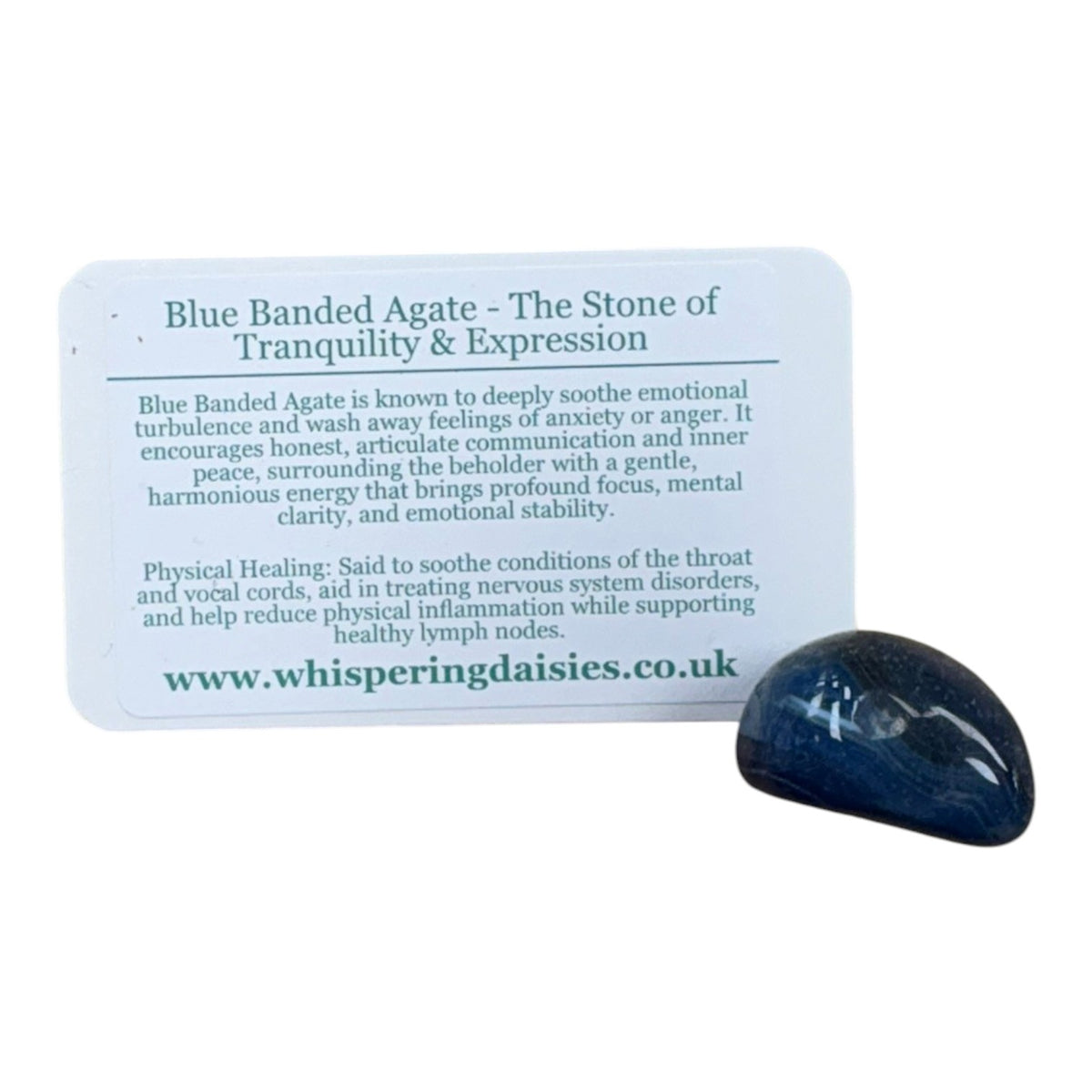 Blue Banded Agate - Tumblestone