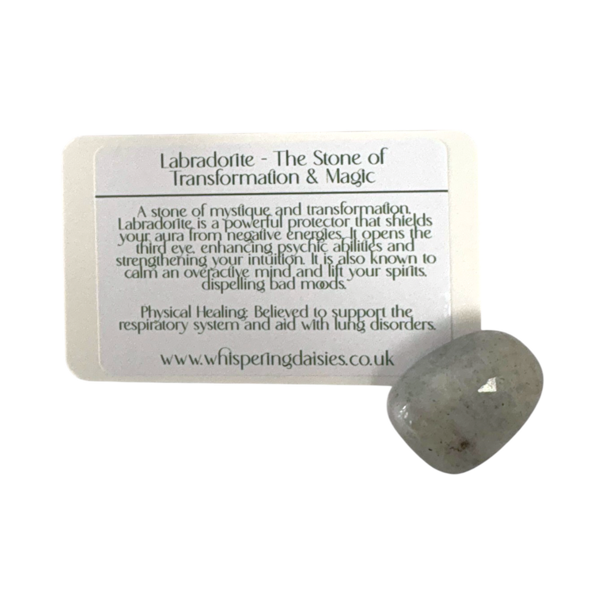 Grey Labradorite - Tumblestone