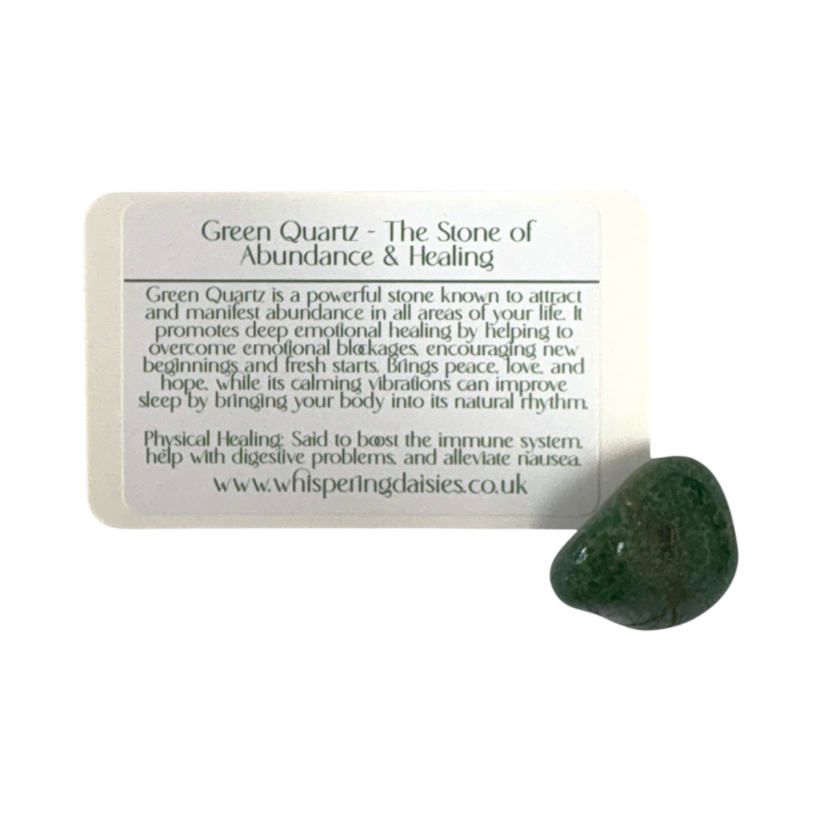 Green Quartz - Tumblestone
