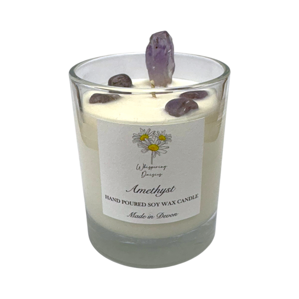 Amethyst - Crystal Candle
