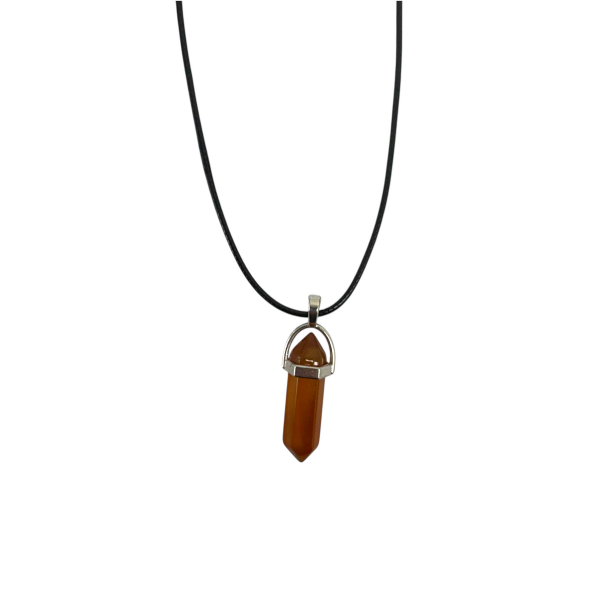 Carnelian - Double Point Pendant