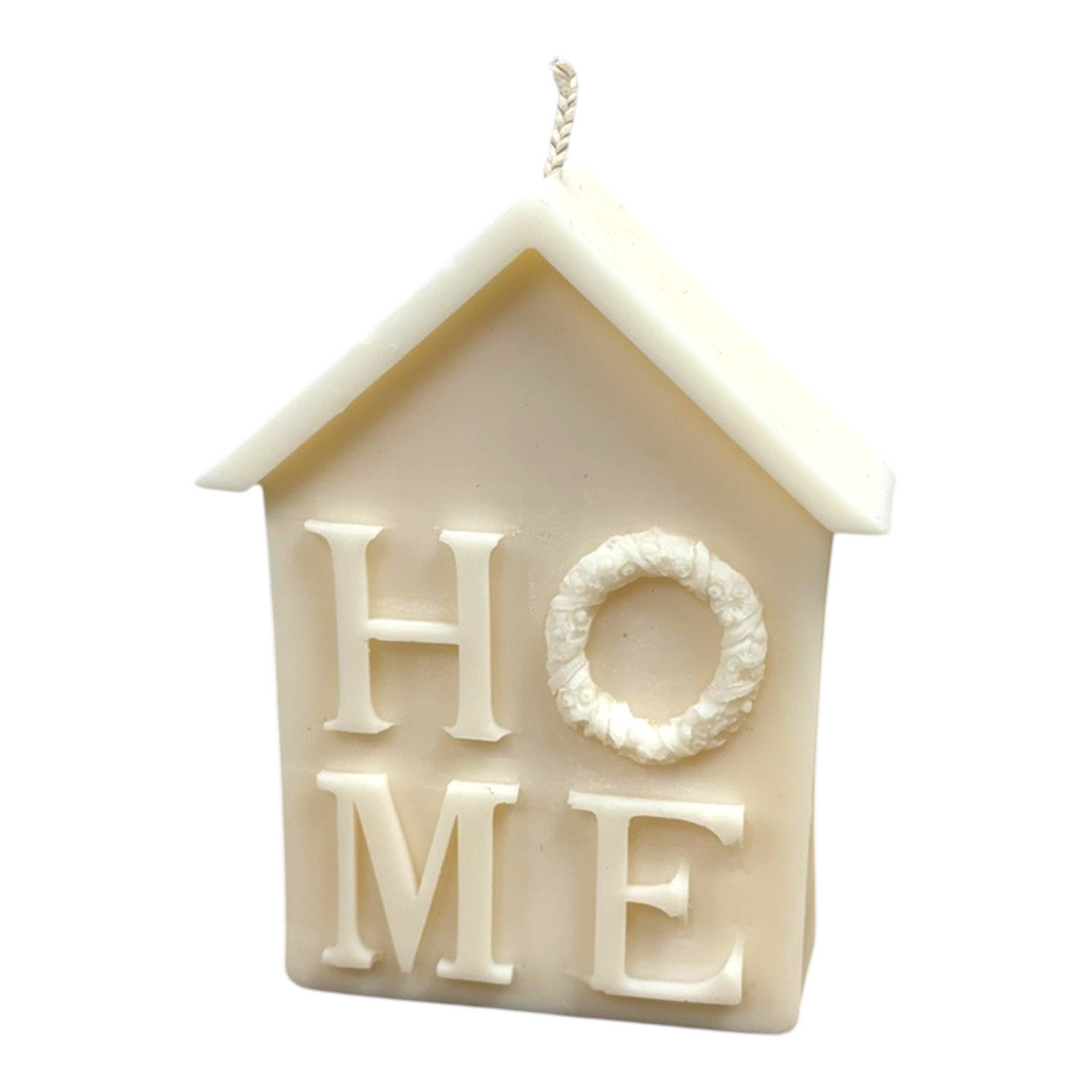 House Shaped Soy Pillar Candle (Unscented)