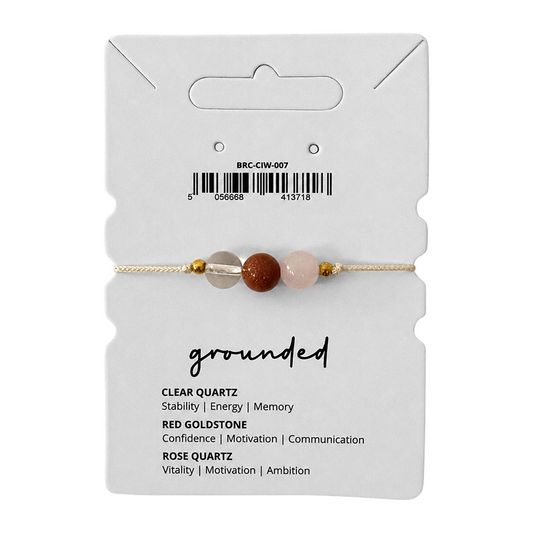 Grounded - Crystal Intention Bracelet