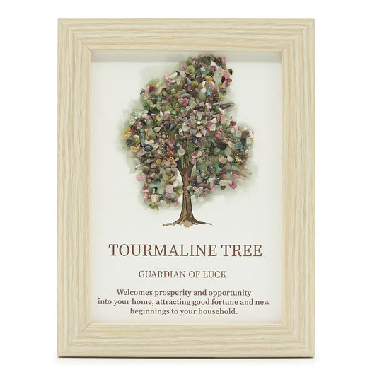 Tourmaline - Framed Gemstone Picture