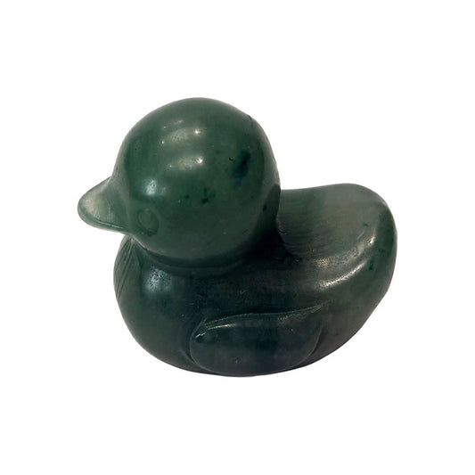 Green Aventurine - Gemstone Duck (3cm)