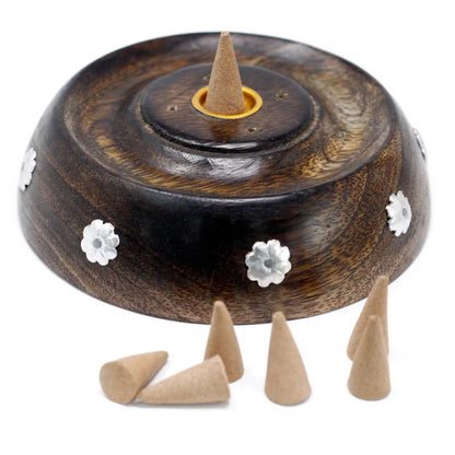 Mango Wood Incense Holder