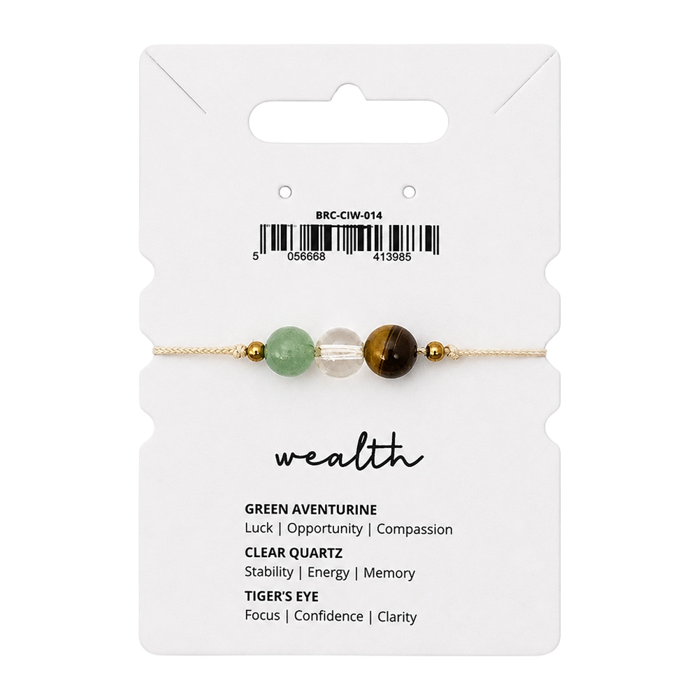 Wealth - Crystal Intention Bracelet