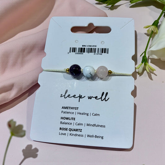 Sleep Well -  Crystal Bracelet