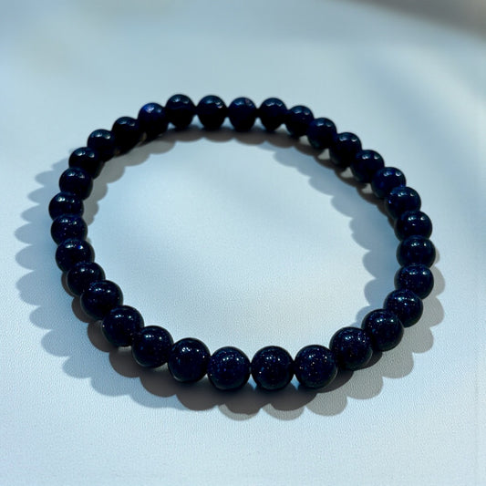 Blue Goldstone - Power Crystal Bracelet