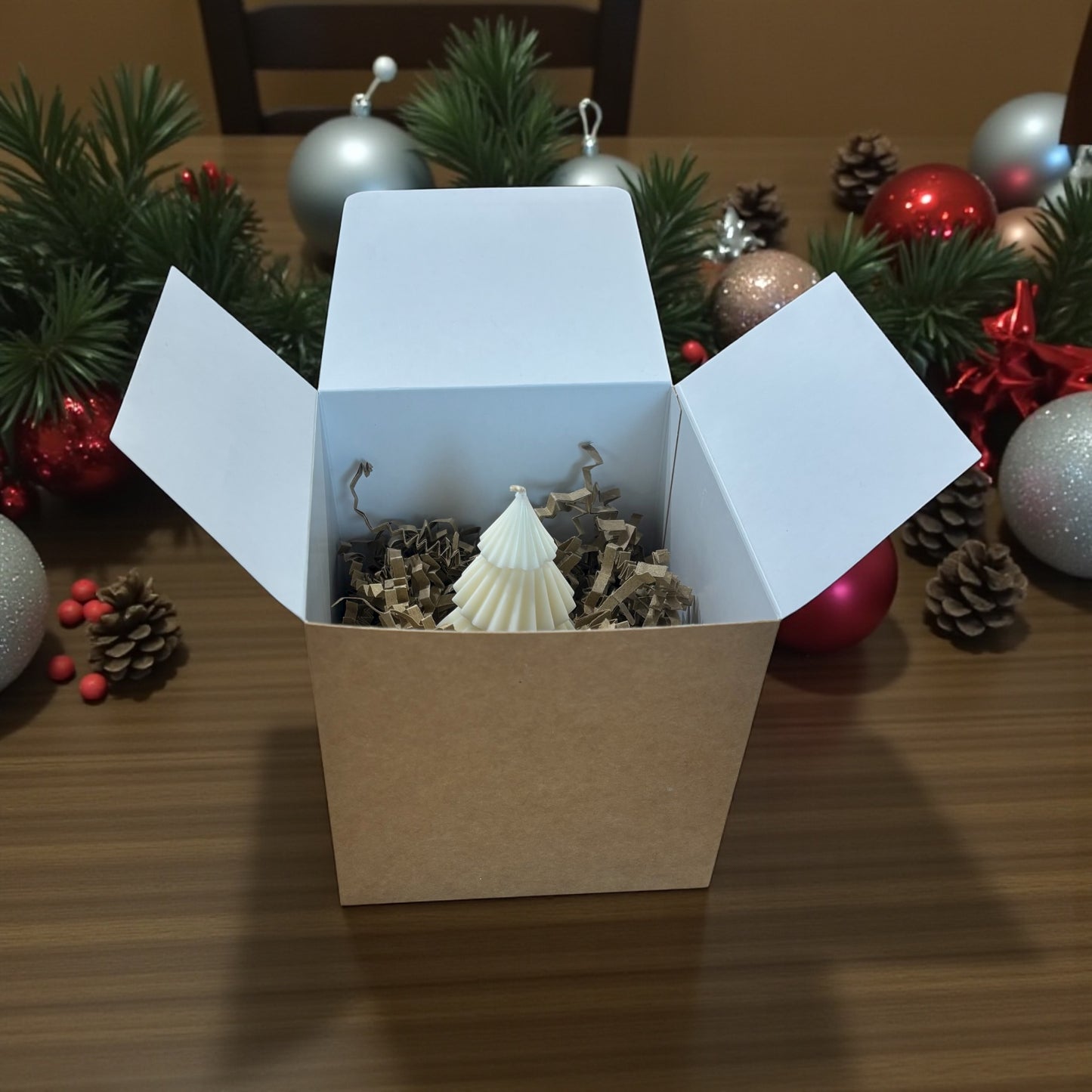 Large Christmas Tree- Pillar Candle