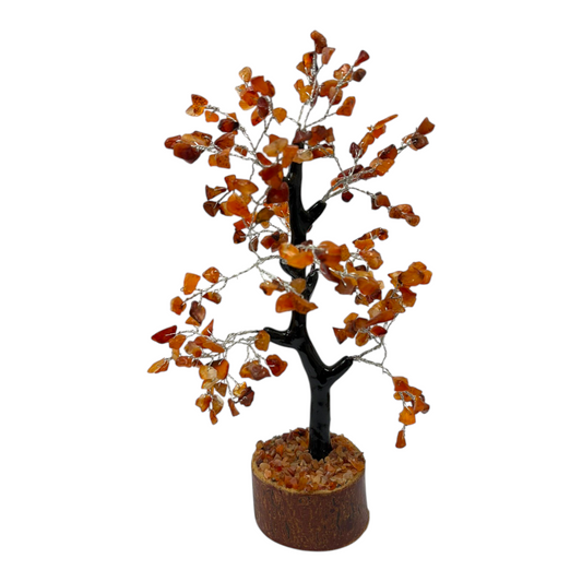 Carnelian - Crystal Gemstone Tree (200 Chips)