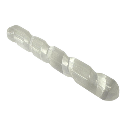 Selenite Spiral Wand