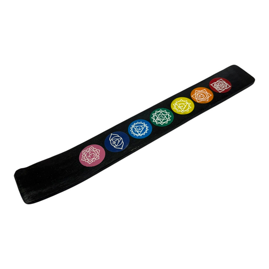 Chakra Incense Stick Holder (Black, White, or Wood)