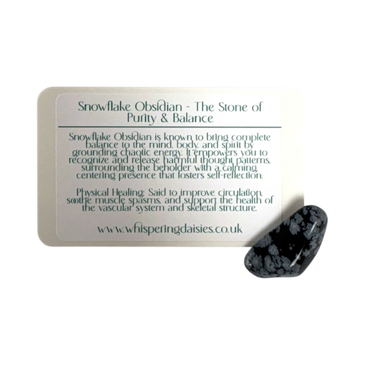 Snowflake Obsidian - Tumblestone