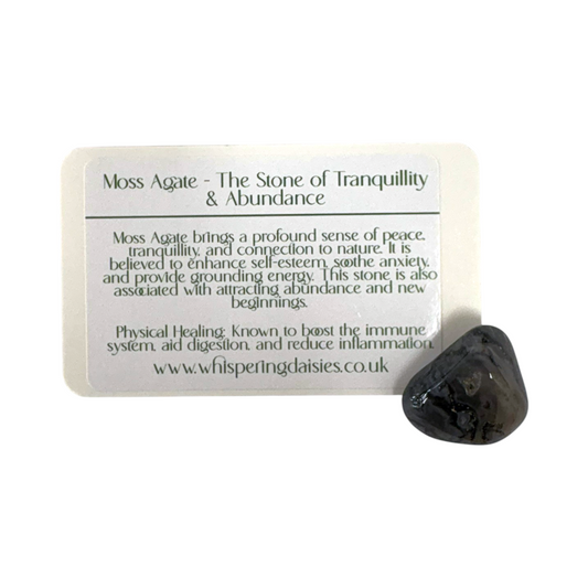 Moss Agate - Tumblestone