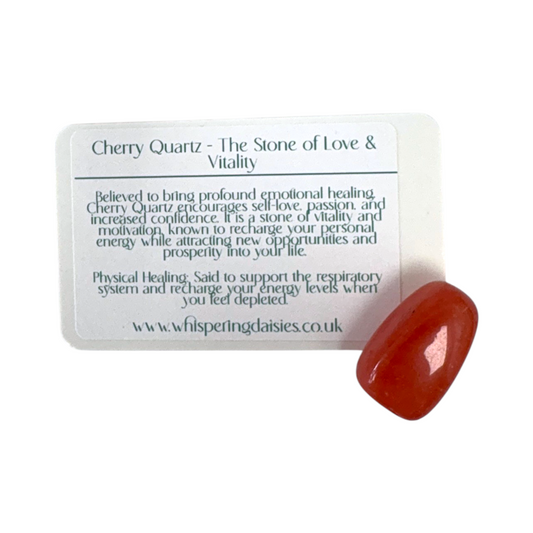 Cherry Quartz - Tumblestone