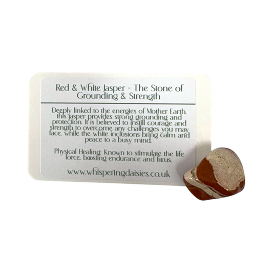 Red & White Jasper - Tumblestone