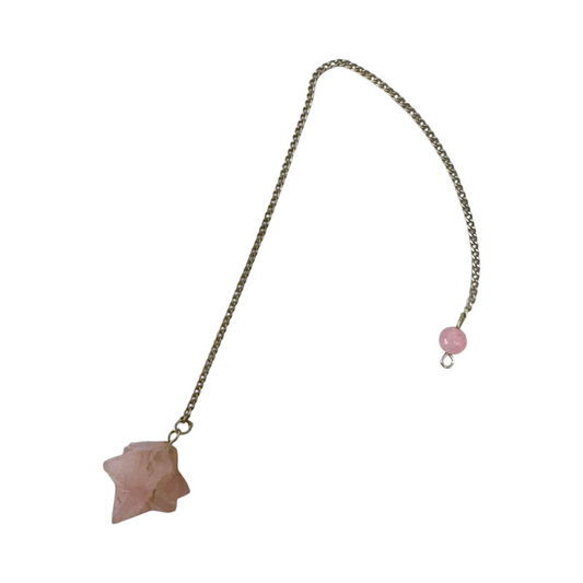 Rose Quartz - Merkaba Pendulum