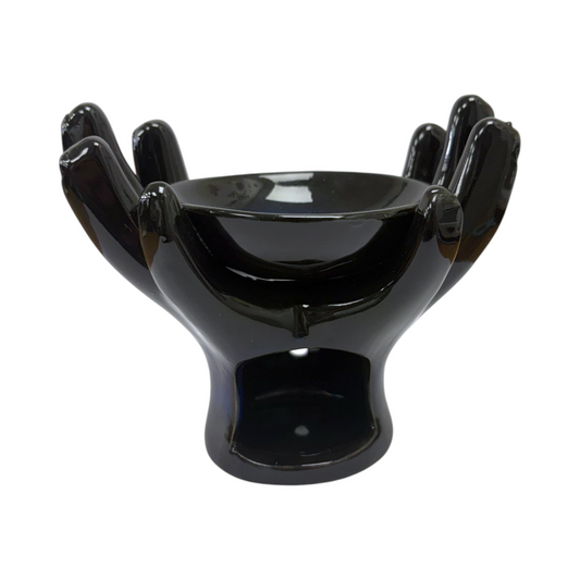 Black - Open Hand Oil & Wax Burner