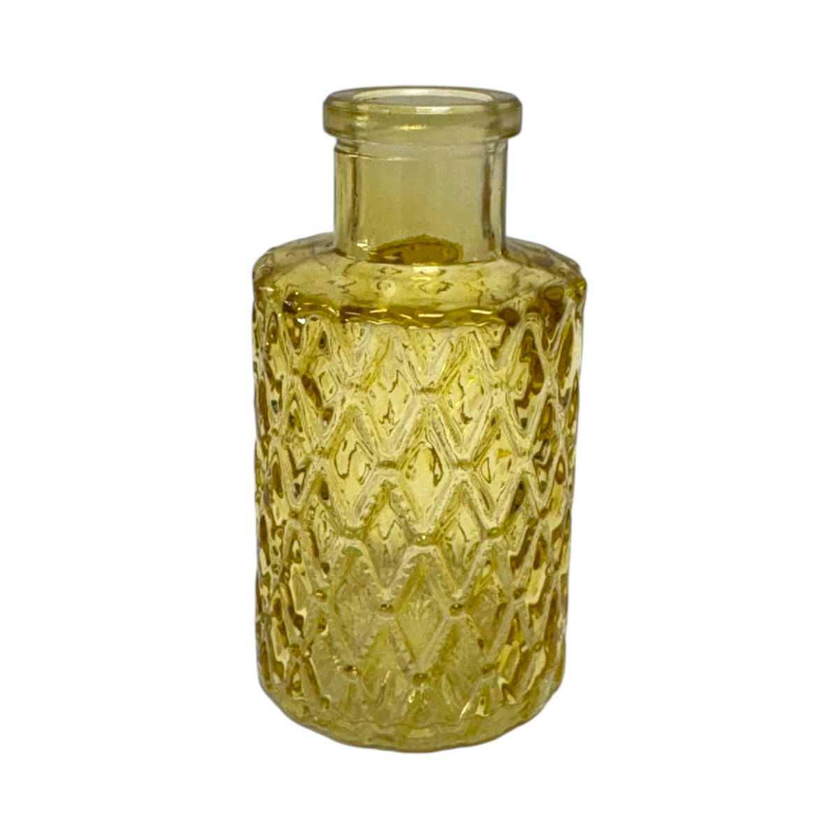 Yellow Patterned Diffuser Bottle