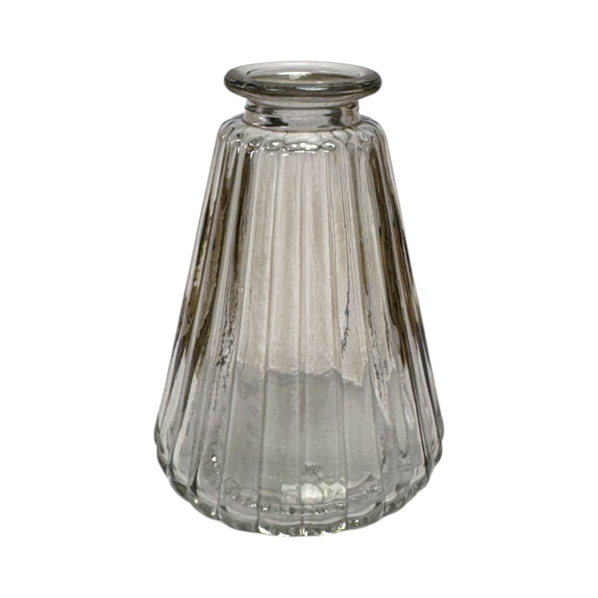 Grey Ribbed Diffuser Bottle