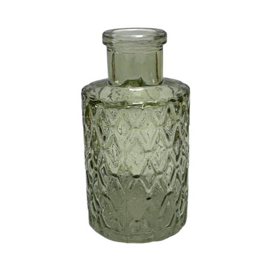 Vintage Green Patterned Diffuser Bottle