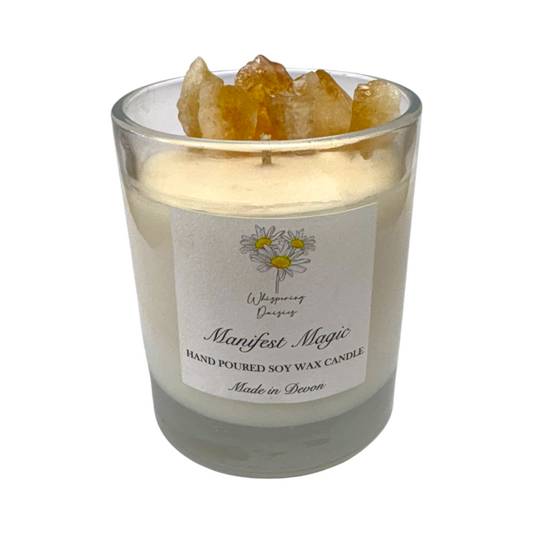 Manifest Magic - Crystal Candle