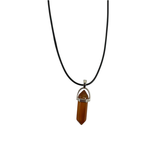 Carnelian - Double Point Pendant