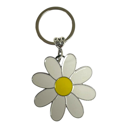 Daisy Shaped Keyring