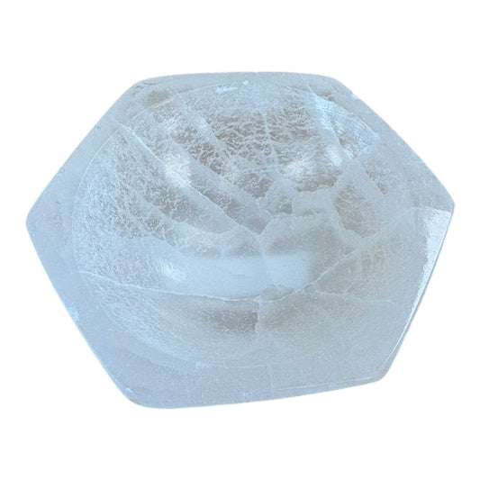 Selenite Hexagon Bowl