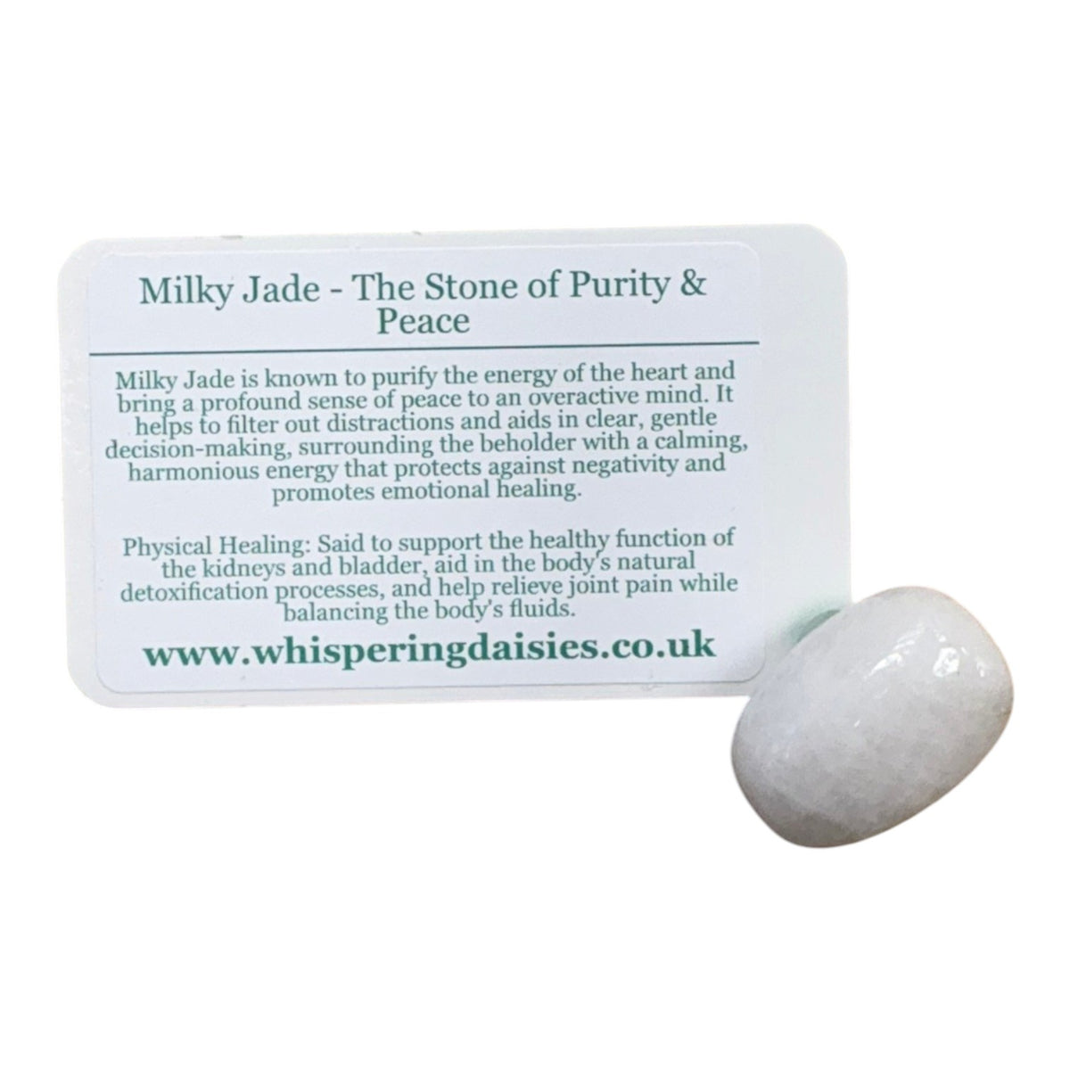 Milky Jade - Tumblestone