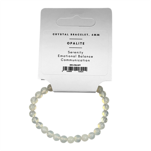 Opalite - Crystal Ball Bracelet (6mm)