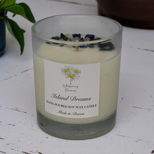Island Dreams - Crystal Candle