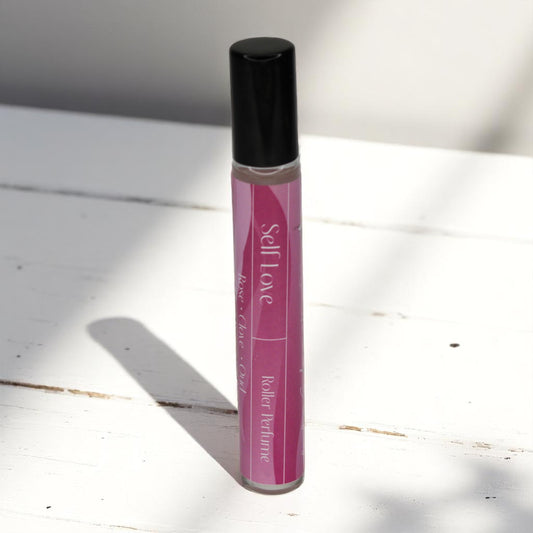 self lover mood enhancing roller perfume  by whispering daisies